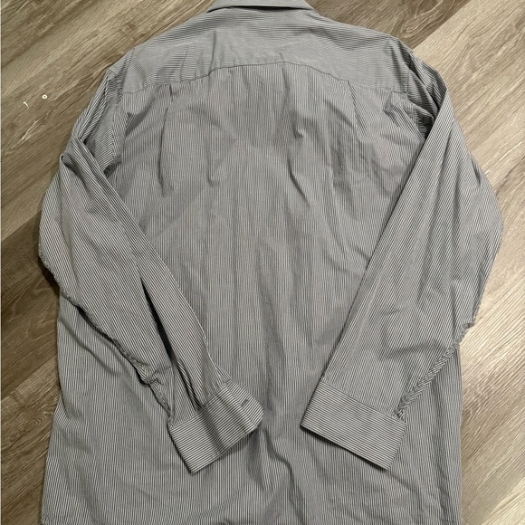 Calvin Klein Black and White Striped Shirt - Picture 7 of 7